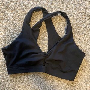 Black Fabletics Sports Bra
